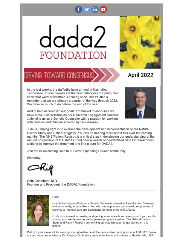 DADA2 April 2022 Newsletter