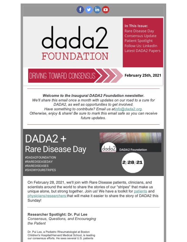DADA2 February 2021 Newsletter