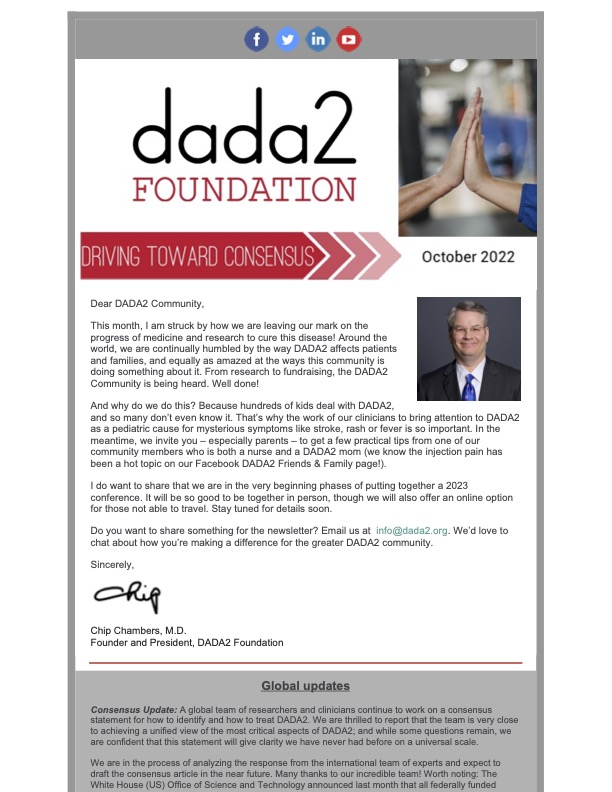 DADA2 October 2022 Newsletter
