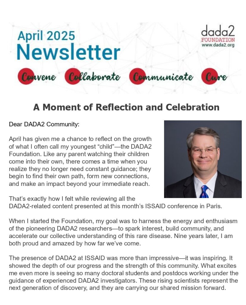 April 2025 - DADA2 on the World Stage_ A Month of Progress and Pride